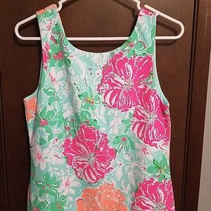 Lilly Pulitzer Mid length tank dress multi colored